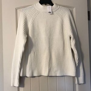 Banana Republic Cream Ribbed Sweater